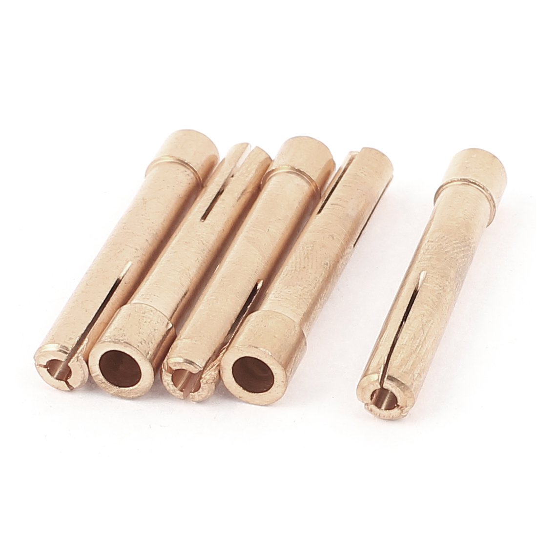 Ruilogod Copper MIG Contact Tips 2.4mm 5Pcs for QQ150 Argon Arc Welding Torch