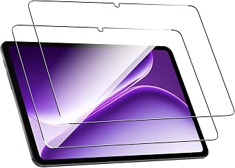 2 Pack Compatible with OnePlus Pad Go 2/Pad Pro 12.1 inch Screen Protector,Full Coverage 9H Tempered Glass Film,HD Clear Scratch Resistant,Bubble-Free for OnePlus Pad Go 2 Screen Protector