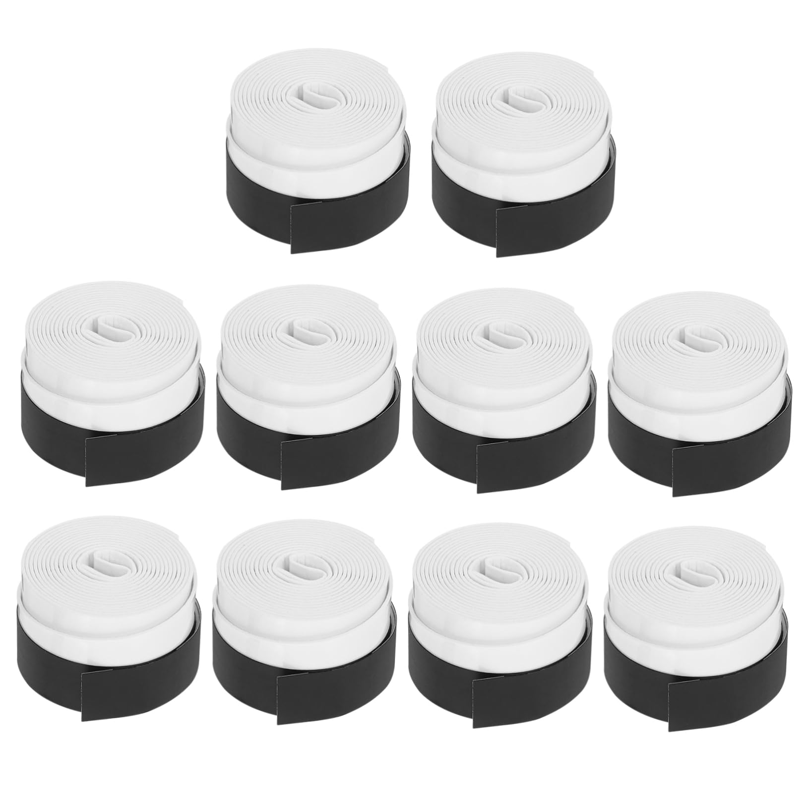 VOSAREA 10 Pezzi Grip Racchetta Bianco in Pu per Tennis e Badminton