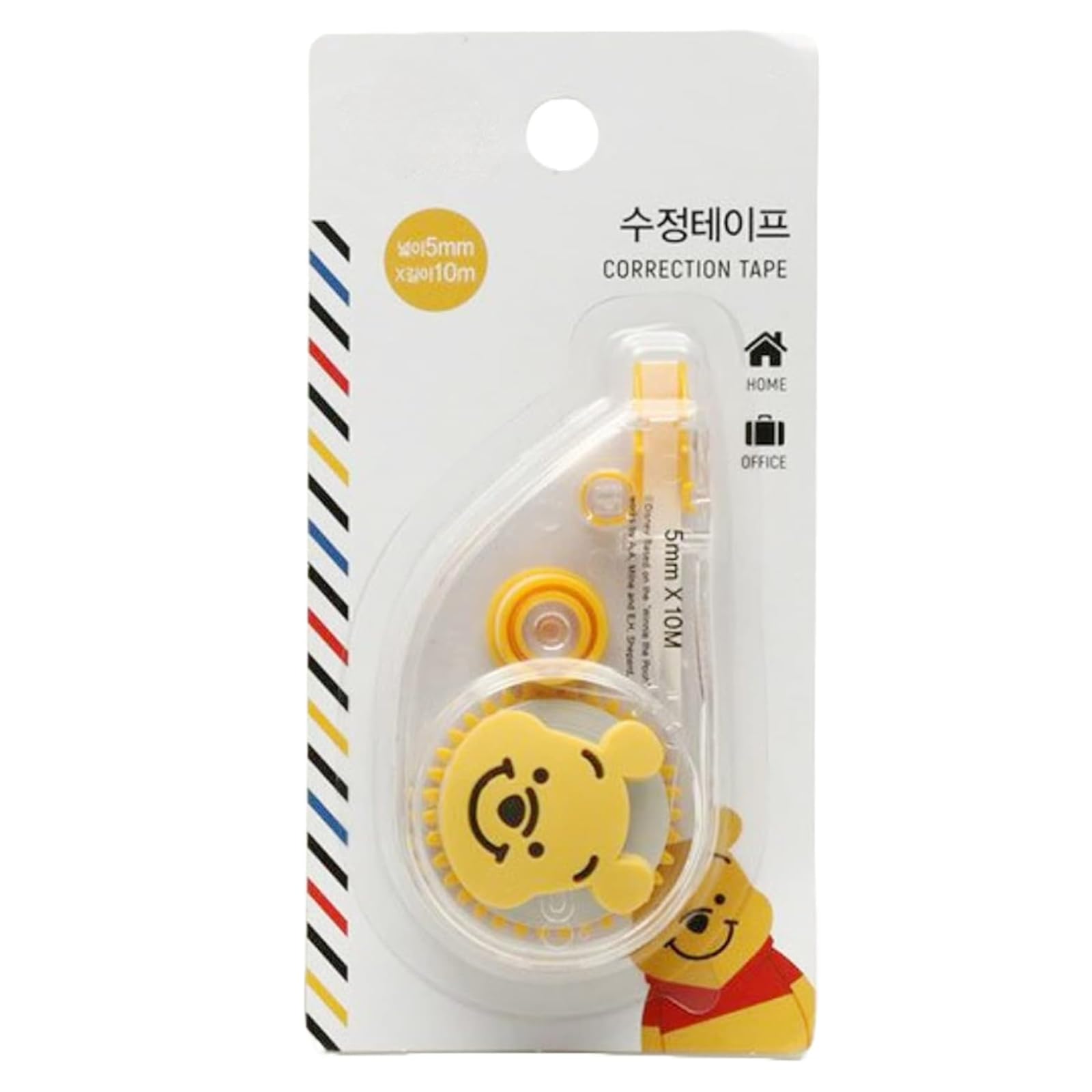 Winnie-Bear-Pooh Correction Tape (white) 1 count - School Supplies Stationery