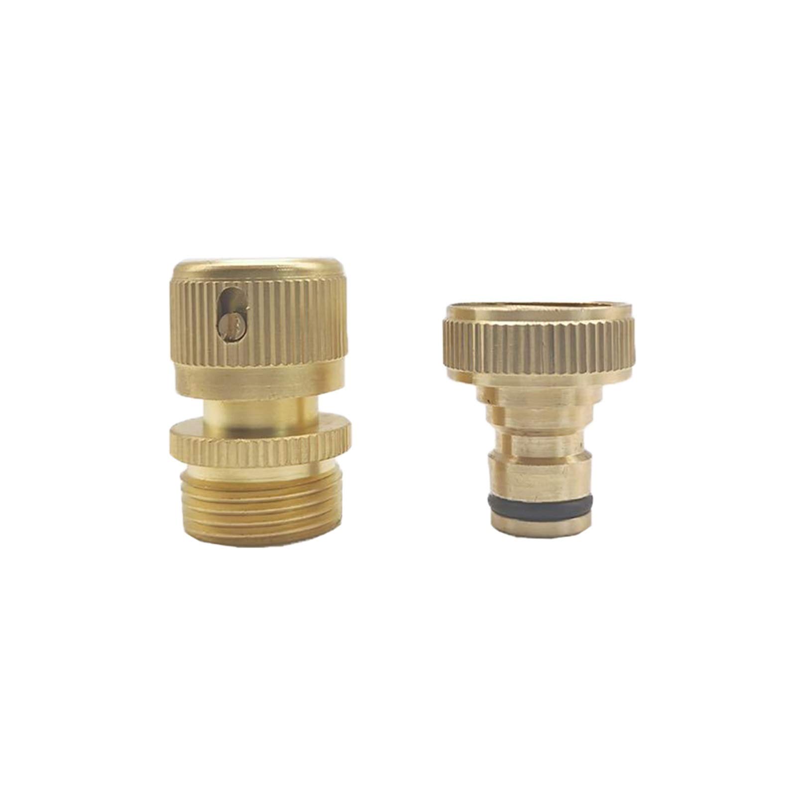 Raccord fileté laiton 3/4 pour réparer un tuyau d'arrosage de 16 mm