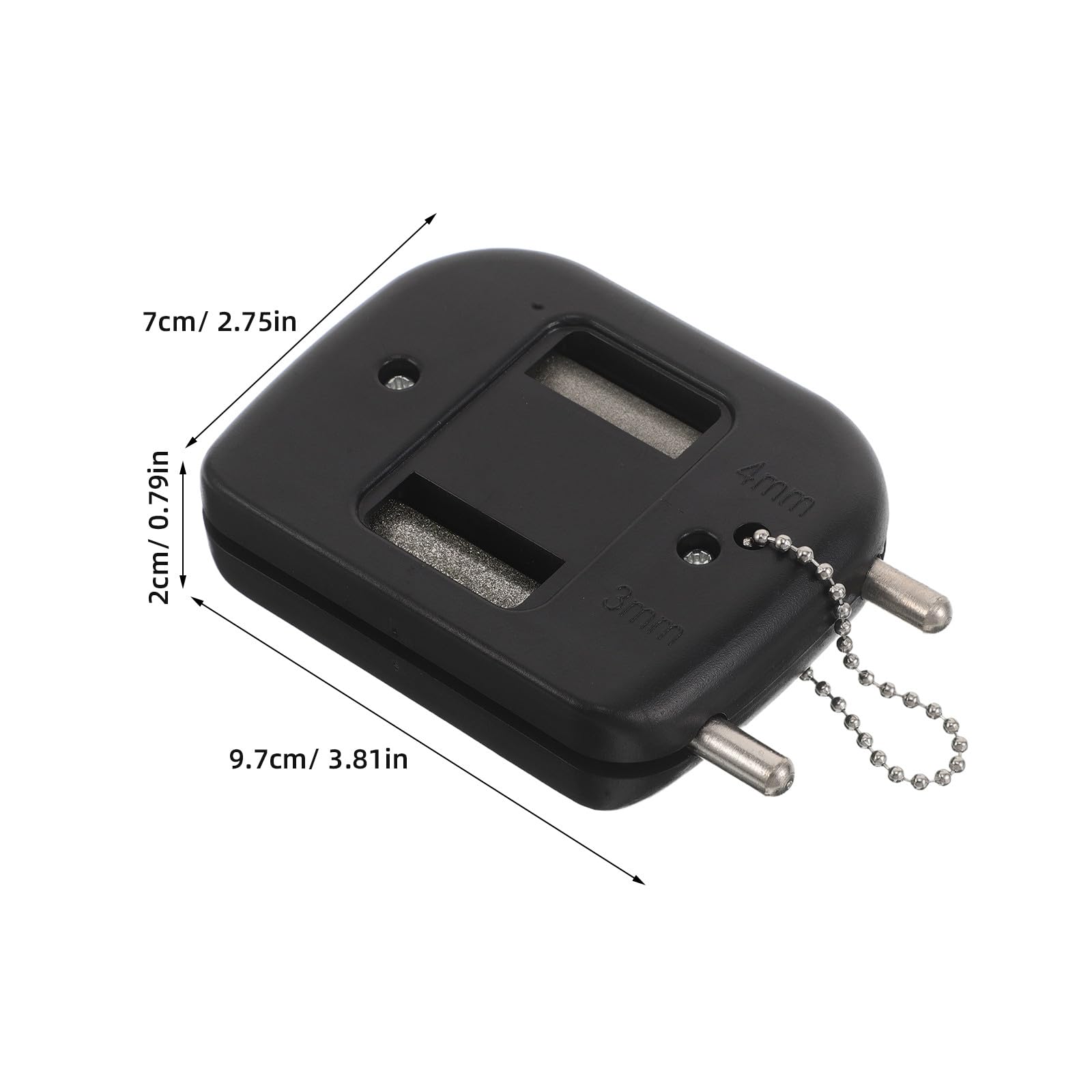 YARNOW Affûteur de Lames de Patins à Glace, Outil d'affûtage Rapide et Pratique pour Patins de Hockey et artistiques, Pierre à aiguiser Manuelle, Accessoires de Patinage pour Patineurs.