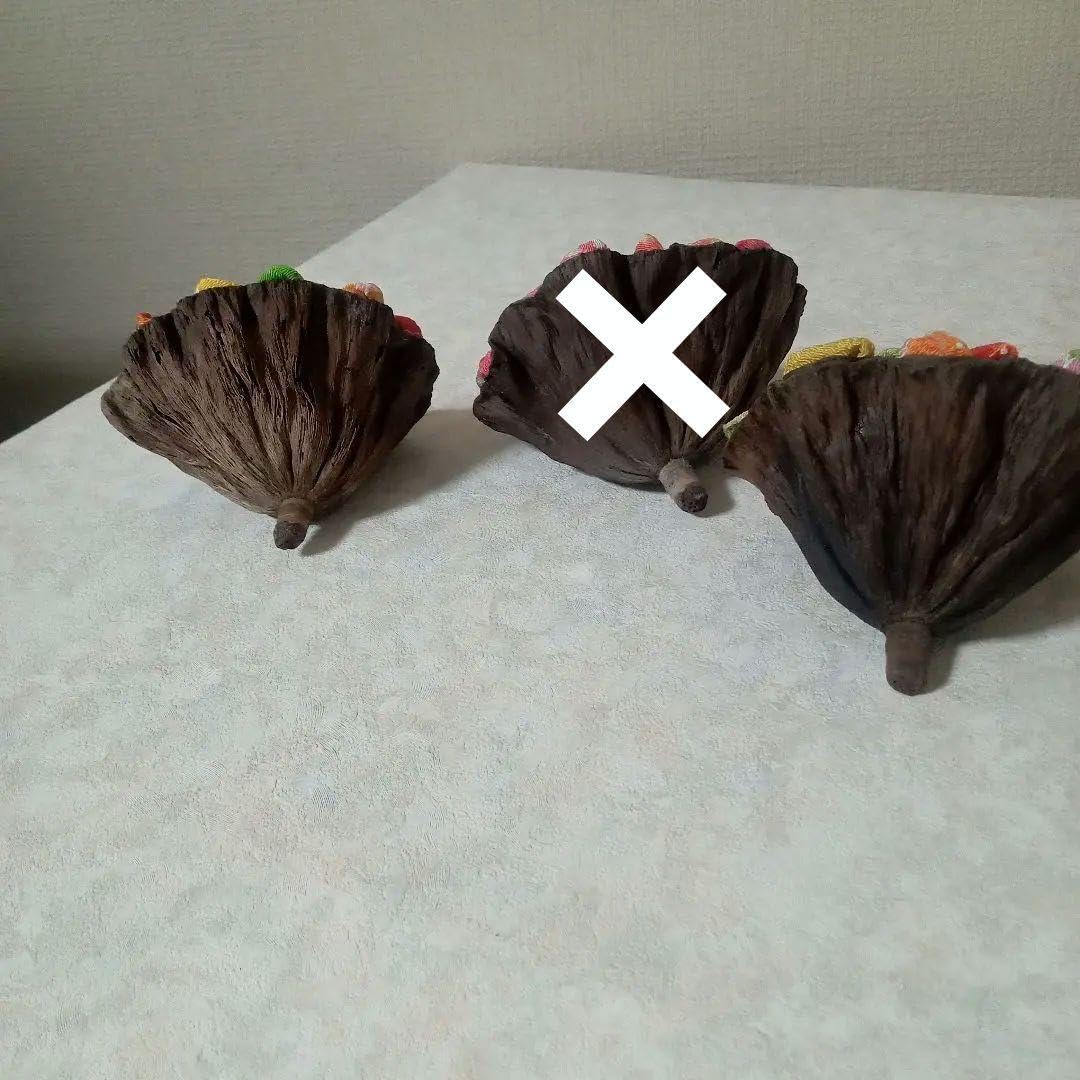 ハスの花托　ハスの実ちりめん細工 Amazon.co.jp: ハスの花托 ハスの実ちりめん細工 2個セット