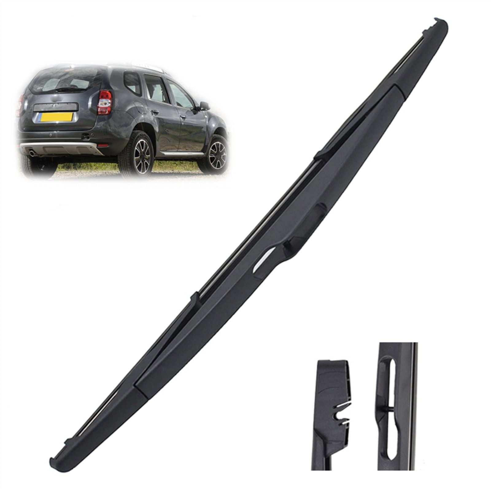Lame d'essuie-glace arrière WITTSY essuyage silencieux sans trace pour Renault Duster MK1