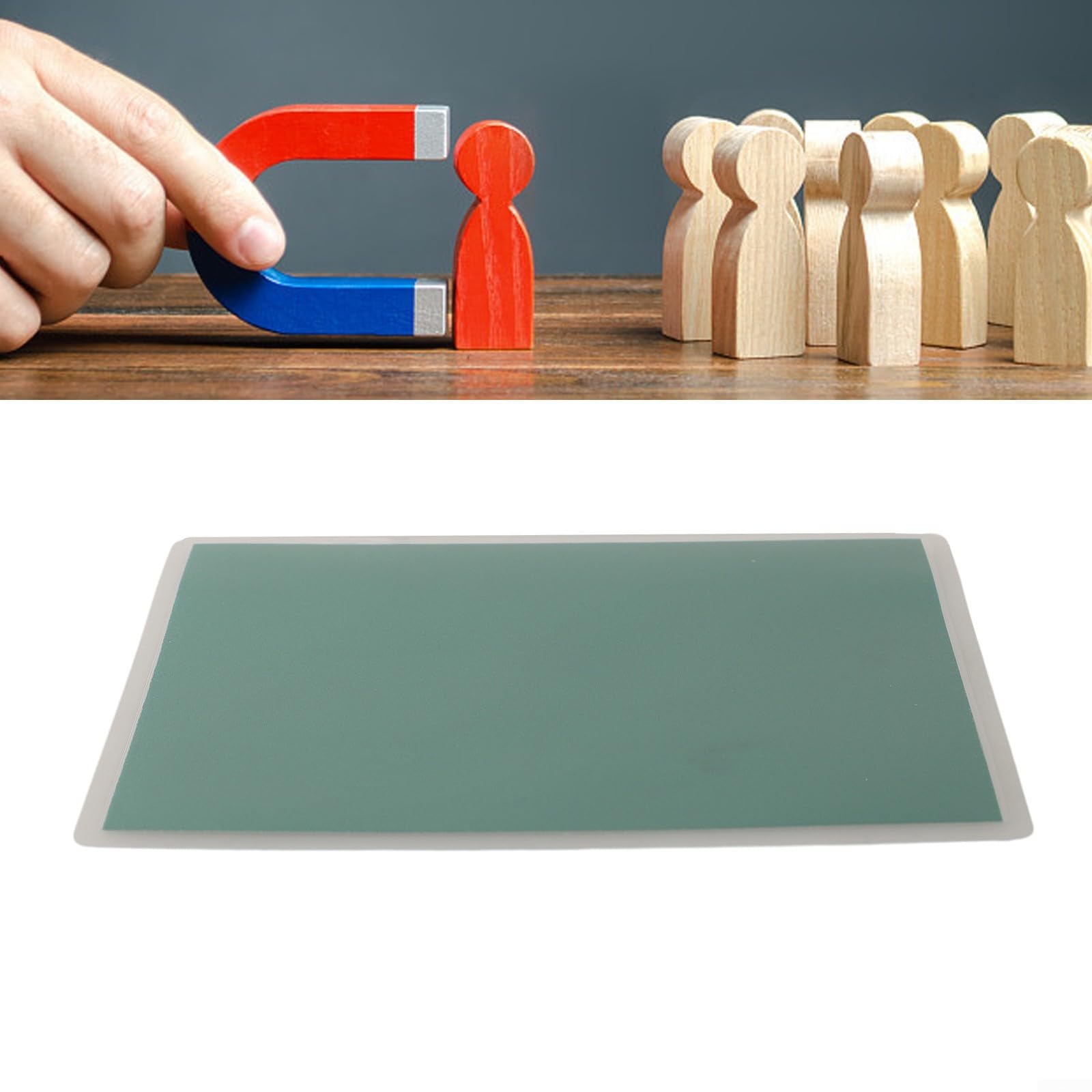 Película de visor de campo magnético para análisis y detección de campo magnético, portátil de 60 x 80 mm a 152 x 152 mm, tarjeta de sensor flexible para educación científica, control de calidad e