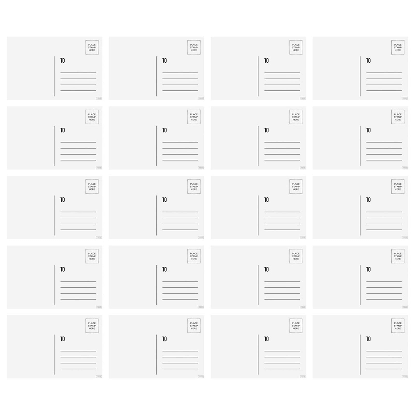 200 Unidades Papel Kraft Tarjetas en Blanco Imprimibles para