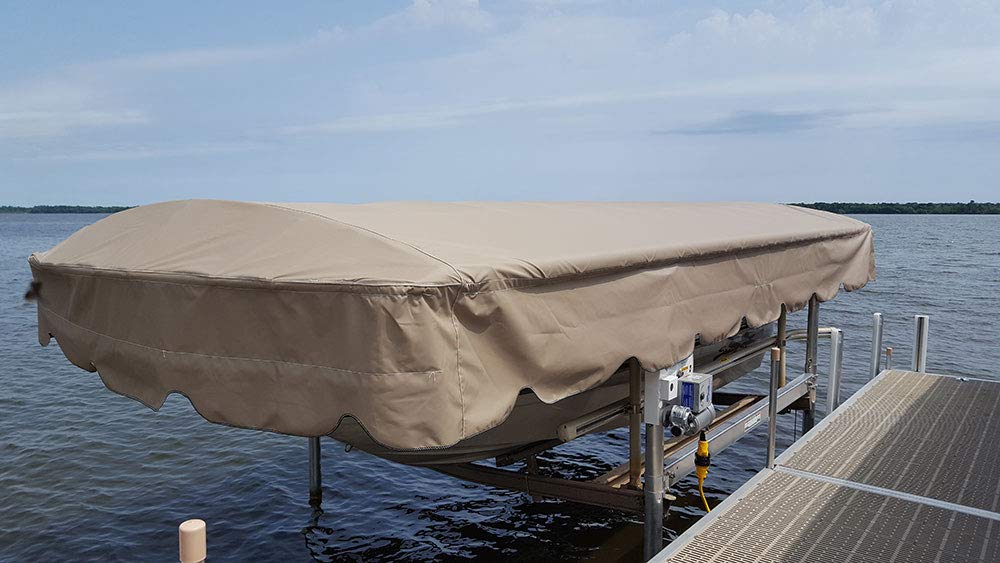 Shorestation Premium Boat Lift Canopy 22' X 108'' Gray Vinyl (Gray)