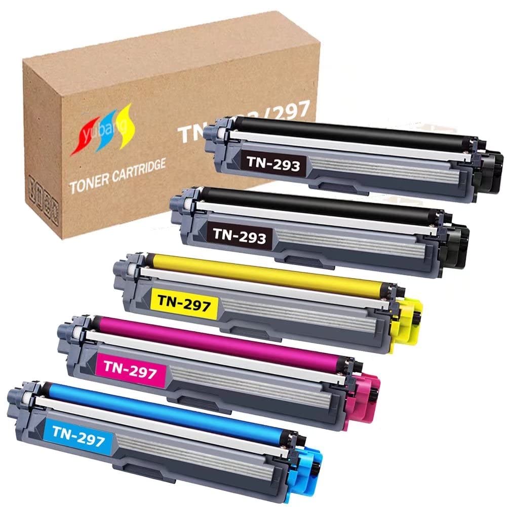 トナーカートリッジ TN293/297 5本セット Amazon.co.jp: BrotherトナーカートリッジTN-293 TN297ブラザー用互換