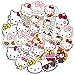 YLGG Pegatinas de Graffiti Impermeables Hellokitty para computadoras portátiles, patinetas, Maletas, Cascos, teléfonos móviles, Motocicletas, automóviles, etc.