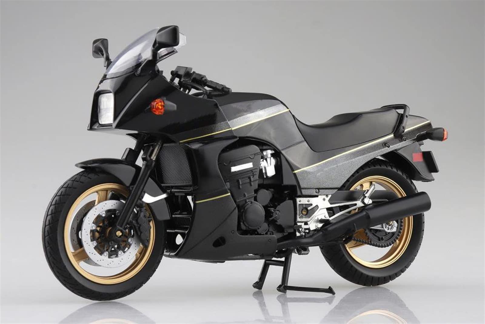 SEYXF Motorbike Toy for Kawasaki GPZ900R Motorcycle Birthday Gift Toys Collection 1/12(Black- Silver)