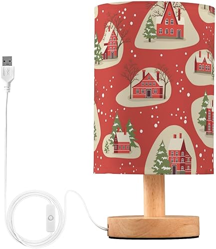 Miniatura 2 de Bedroom Lamps Bed Side Lamps Modern Red Christmas New Year Lamps for Reading Porch