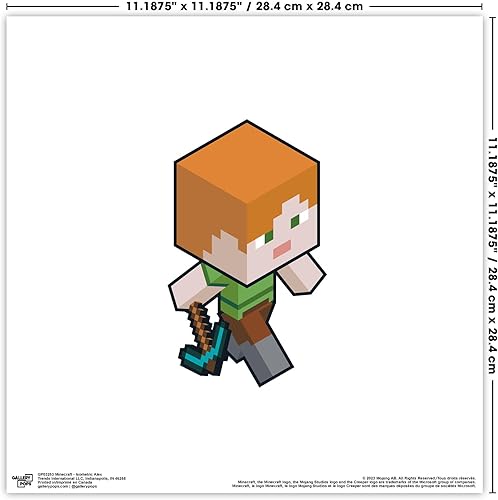Miniatura 4 de Trends International Gallery Pops Minecraft - Paquete de arte de pared isométrico de Mobs (6 unidades)