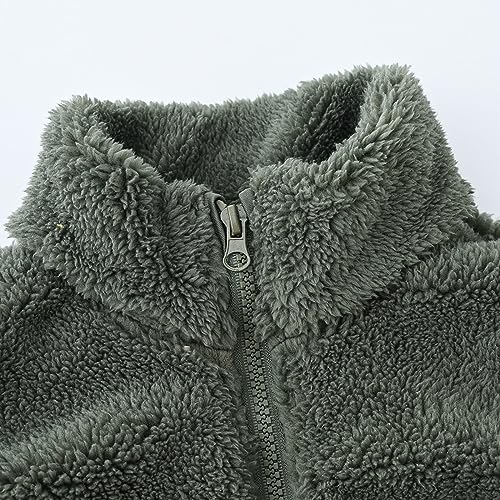 Boys Girls Faux-Fu𝐫 Vest Jacket with Pocket Kids Cute Furry Plush Fleece Outerwear Long Sleeve Thick Warm Coat3