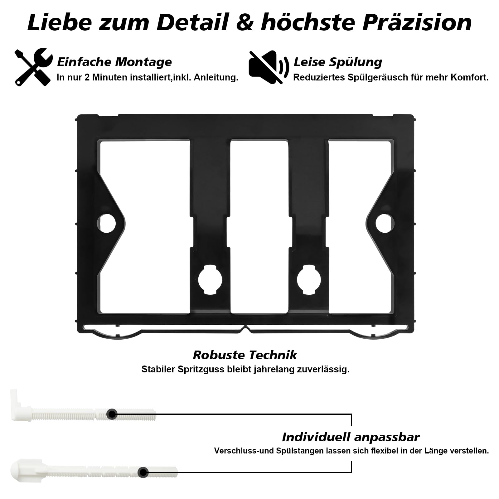 Placa de descarga WC de doble descarga, placa de accionamiento compatible con GEBERIT SIGMA01 UP300/320, placa de repuesto 115.770.11.5, oro