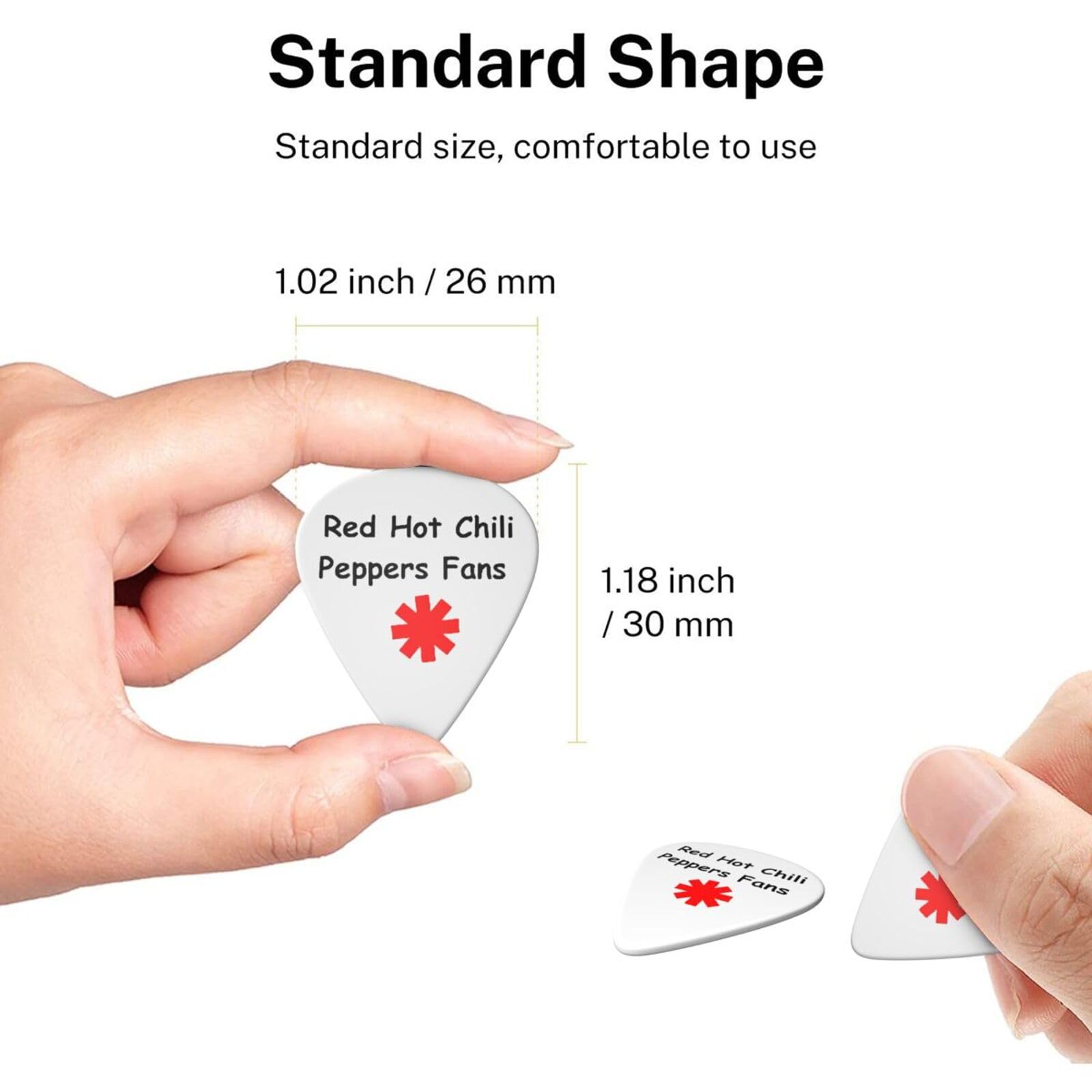 レッチリ Red Hot Chili Peppers 2013 ギターピック 白 レッチリ Red