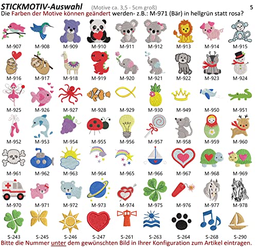 Fleece Halstuch (Schal) für Mädchen und Jungen mit Name & Motiv/Sternzeichen bestickt, personalisiert (11 Farben zur Auswahl)