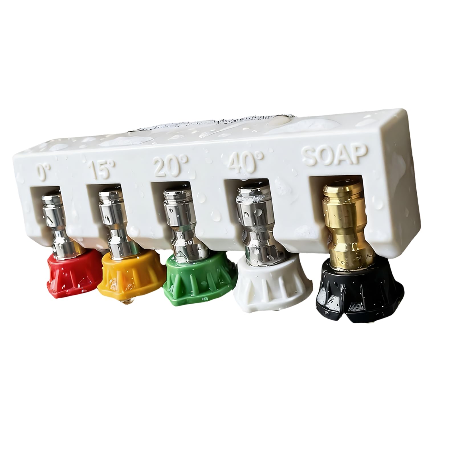 Shntig White Easy Assembly Storage For High Pressure Nozzles Keeps Tools Tidy And Accessible High Pressure Washer Nozzle Holder