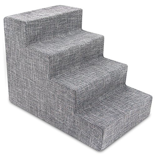 Best Pet Supplies Foam Pet Steps for Small Dogs and Cats, Portable Ramp Stairs for Couch, Sofa, and High Bed Climbing… - Image 3