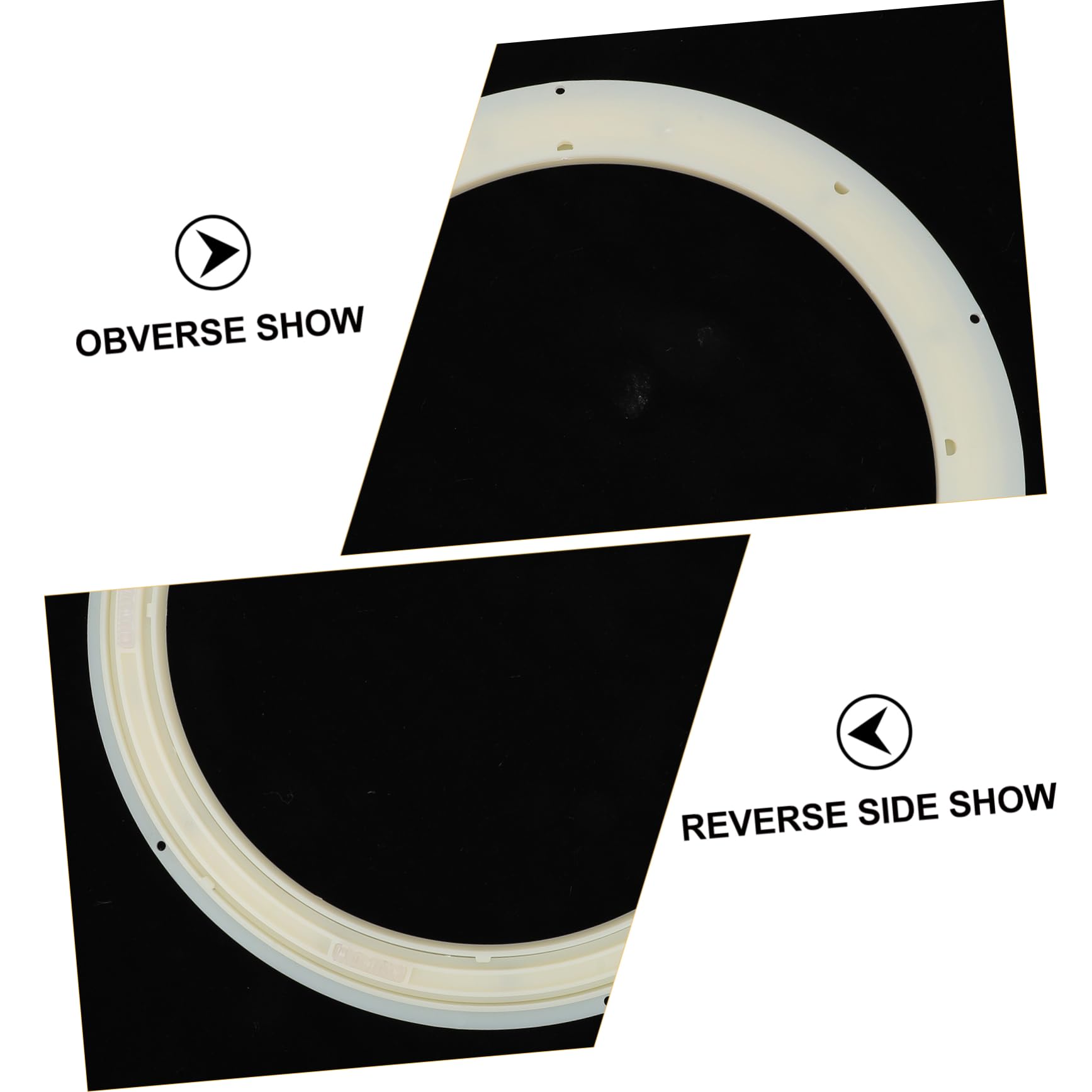 BESPORTBLE Rotating Bearing Dining Table Turntable Turntable Bearing 1pc Round Table Base Abs to Rotate Major Turntable Plastic Swivel Plate Alloy Turntable Bearing Dining Table Swivel Plate