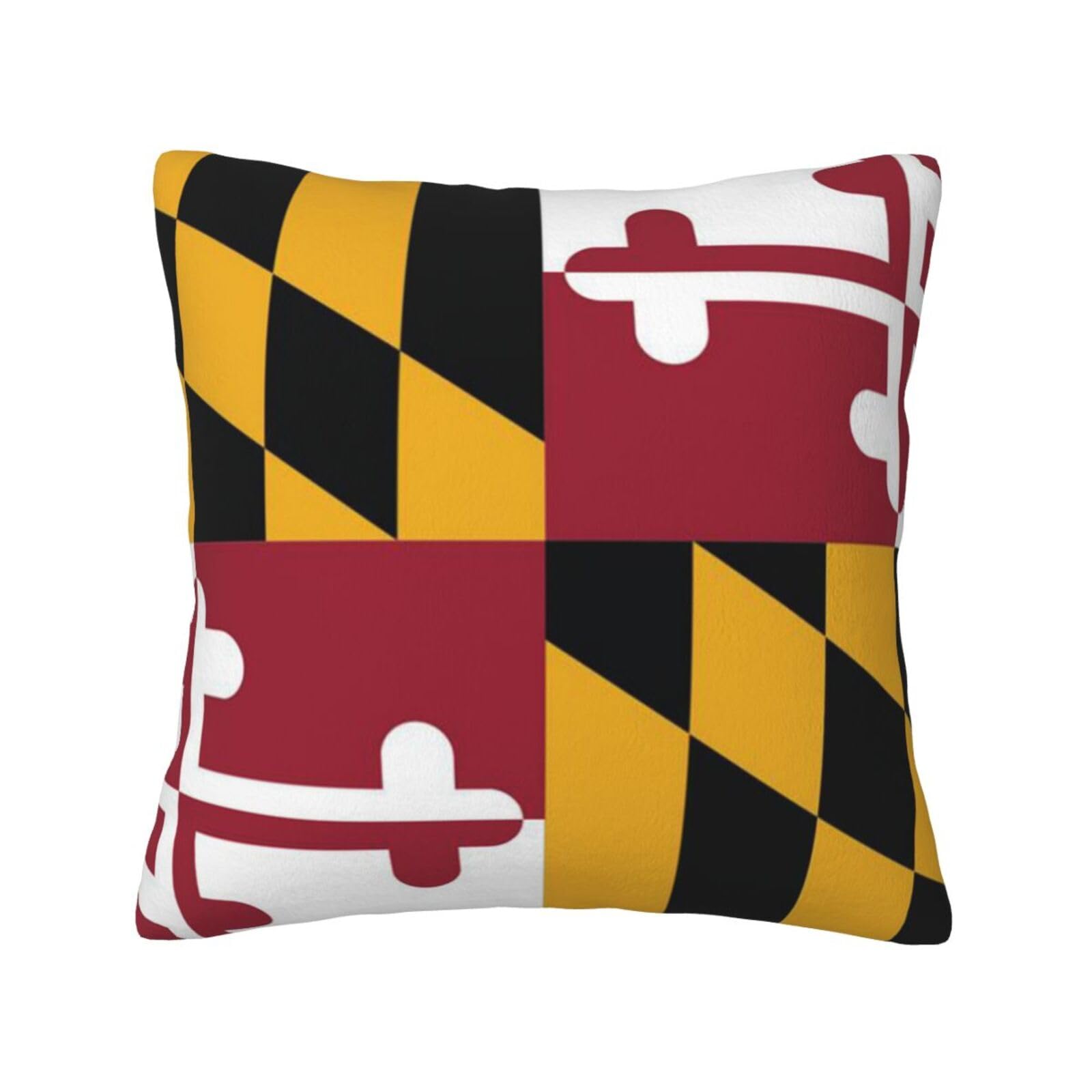 YFSGDLBN Flag of Maryland printed Velvet pillowcase decorative Cushion Cover