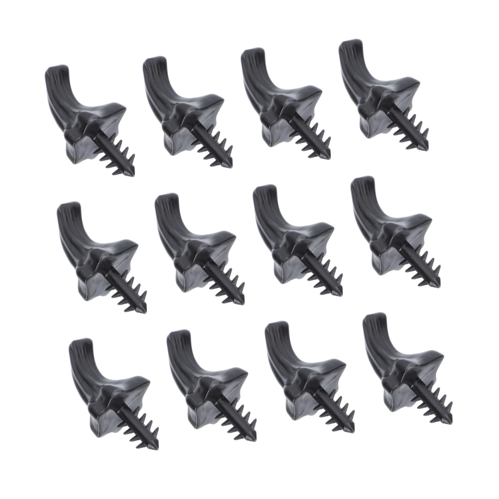 Operitacx 30pcs Artificial Pumpkin Handle Faux Pumpkin Stems Black Trim Mini Pumpkins for Crafts Fake Pumpkin Handle DIY Foam Lantern Fake Pumpkin Stem Plastic Craft Supplies Pumpkin Head