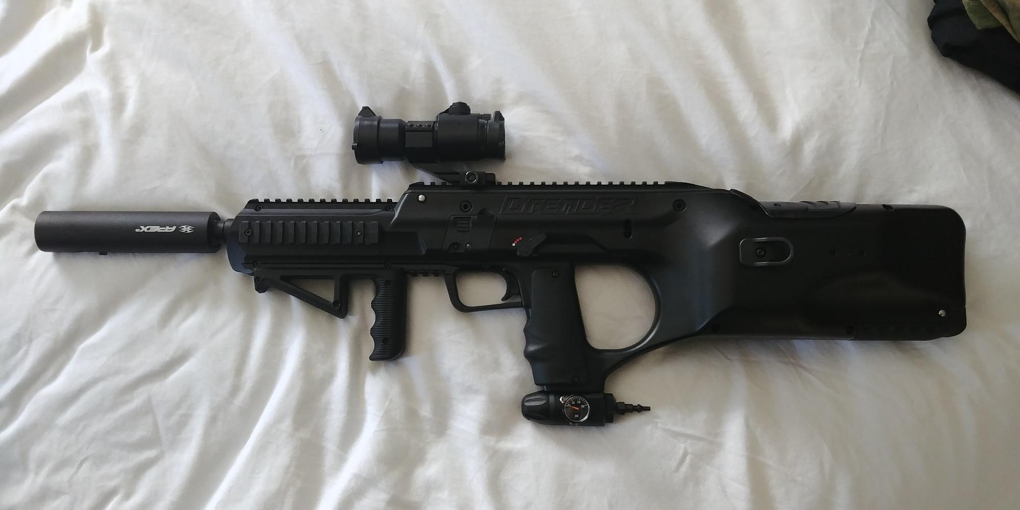 Empire Paintball BT DFender Marker, Grey Paintball Guns