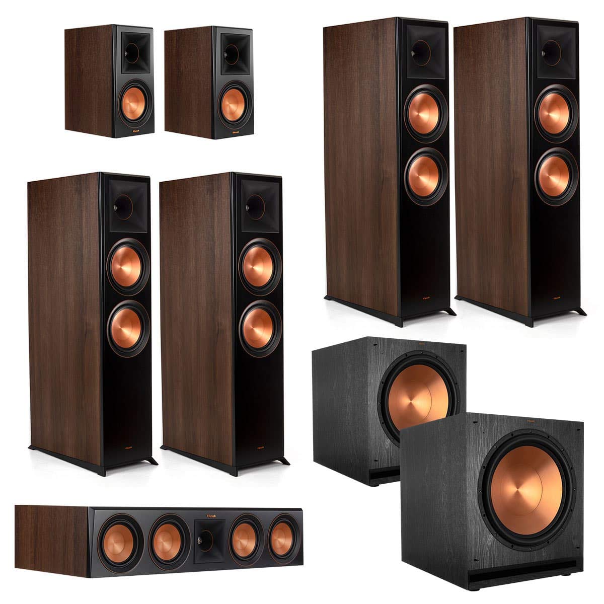 Theater Setup Klipsch Home Stereo System Home Theater Dolby Atmos