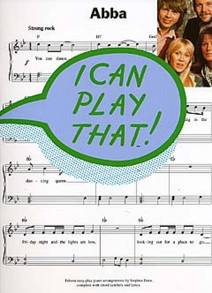 Abba: Fifteen easy-play piano arrangements by Stephen Duro, complete with cho.