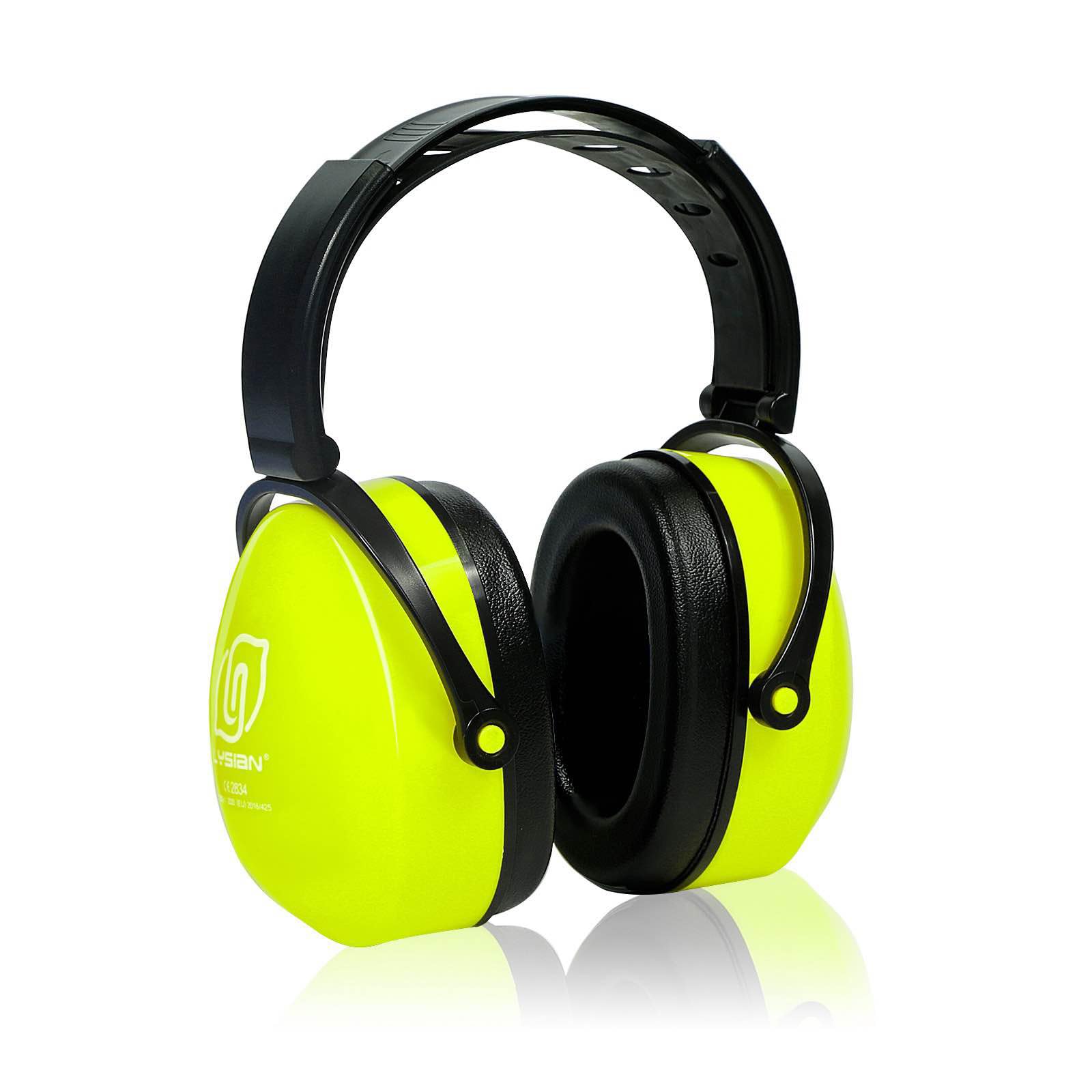 LYSIAN Foldable Noise Reduction Earmuffs, Hearing Protection Safety Ear Muffs for Shooting, Workshop,Loud Security Events