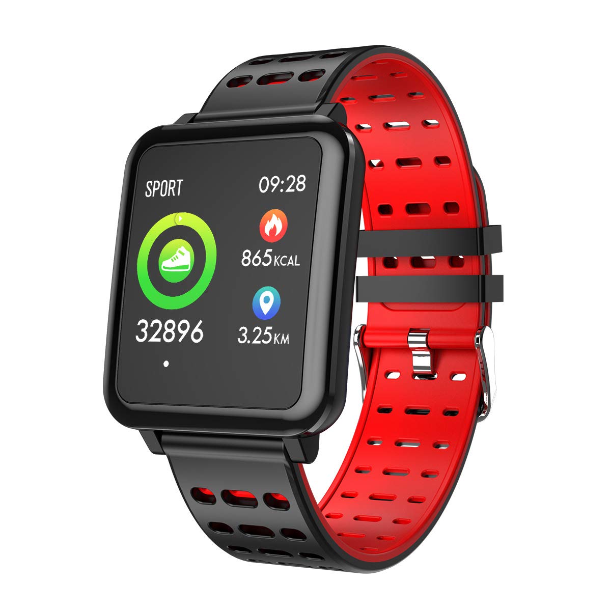HYLR Fitness Tracker dla kobiet pulsometry licznik krokowy monitor aktywności smartwatch bransoletka IP67 wodoodporna Bluetooth krokomierz opaska na nadgarstek z monitorem snu dla smartfonów z systemem Android i iOS