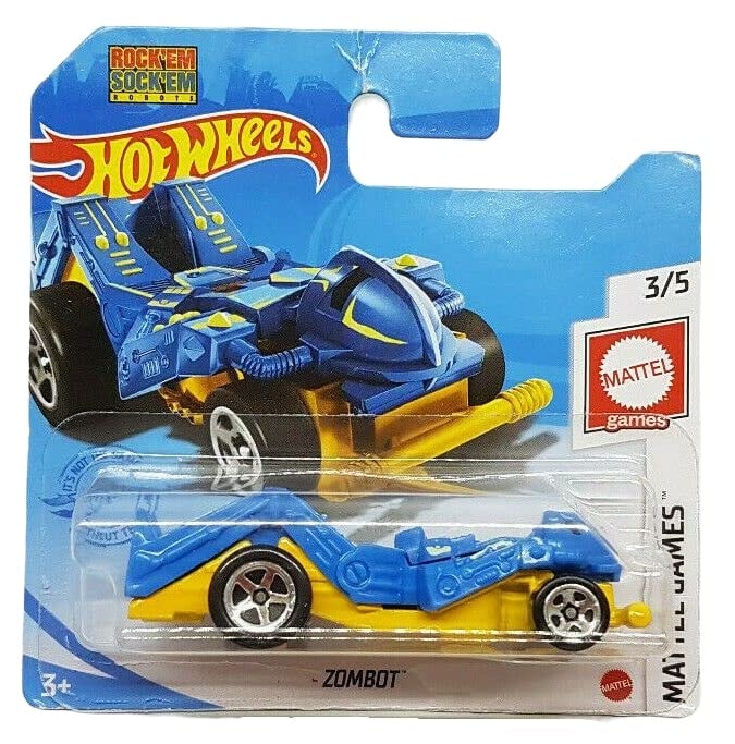 Hot Wheels - Zombot - Mattel Games 3/5 - GTB51 - Short Card - Rockém Sockém Robots - Mattel 2021