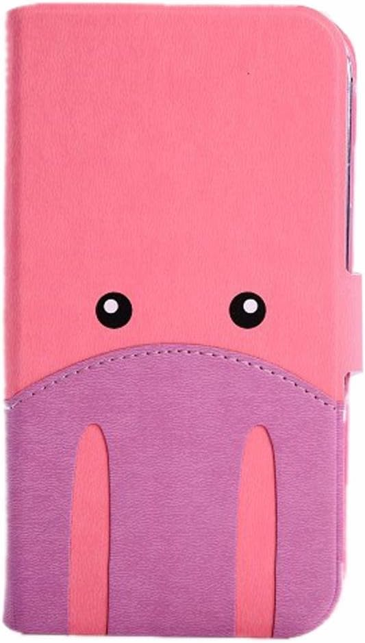 Angelseller XKM New Stylish Cute Cartoon Animal Pig Pattern Series Flip Wallet Style PU Slot Leather With Adjustable Stand Case Protective Cover for Samsung Galaxy Note 2 II N7100