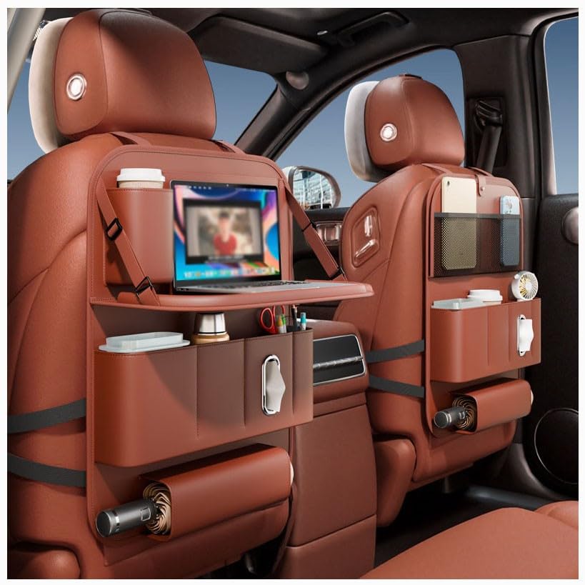 Organisateur de voiture pour Kia Optima(2018-) accessories rangement voiture interieur Personnalisation pour ranger des livres,des magazines,des collations 2...