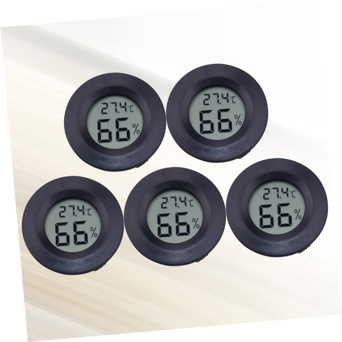 POPETPOP 15piezas Higrómetro Digital De y Para Reptiles Medidor De y Portátil Para Tiendas De y Negro