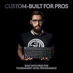 Logitech G PRO Gaming Mechanical Keyboard, Tenkeyless Ultra Portable Design, Detachable Micro USB Cable, 16.8 Million Colors LIGHTSYNC RGB Backlit Keys