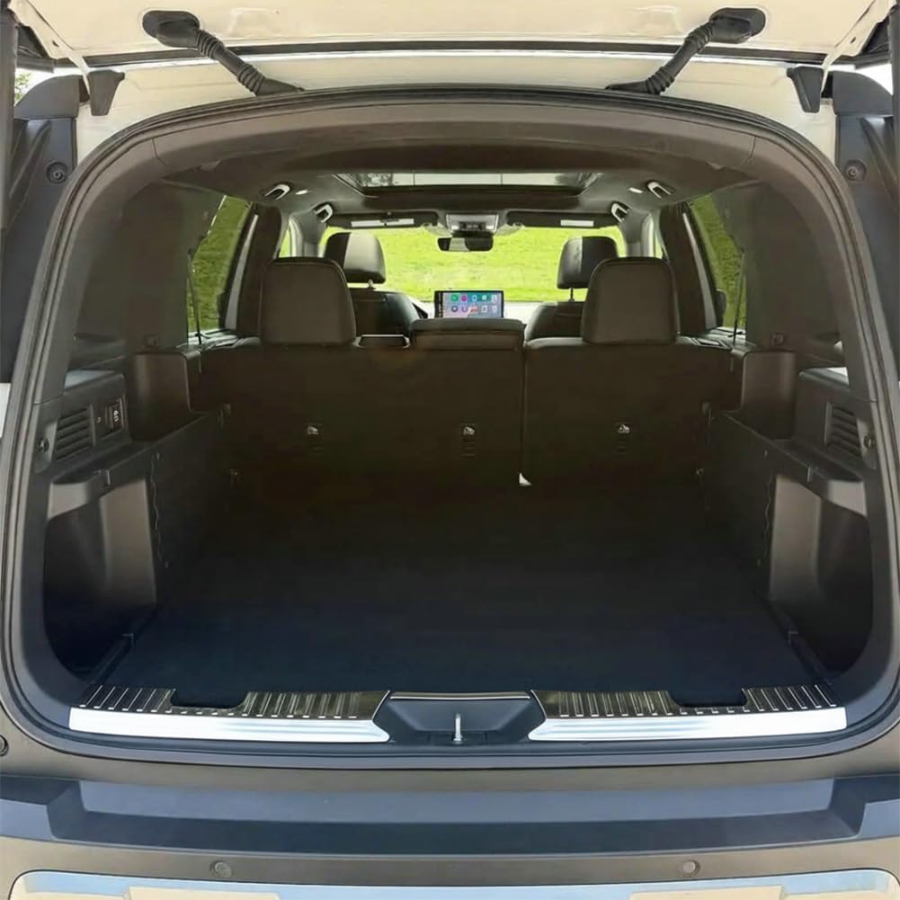 Beautost Fit for Honda New Passport 2025 2026 Rear Inside Bumper Sill Plate Guard Cover Trim Stainless Steel (Silver)