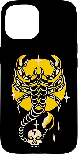 Miniatura 10 de Funda para iPhone 11 American Traditional Scorpion Tattoo Art Old School Flash