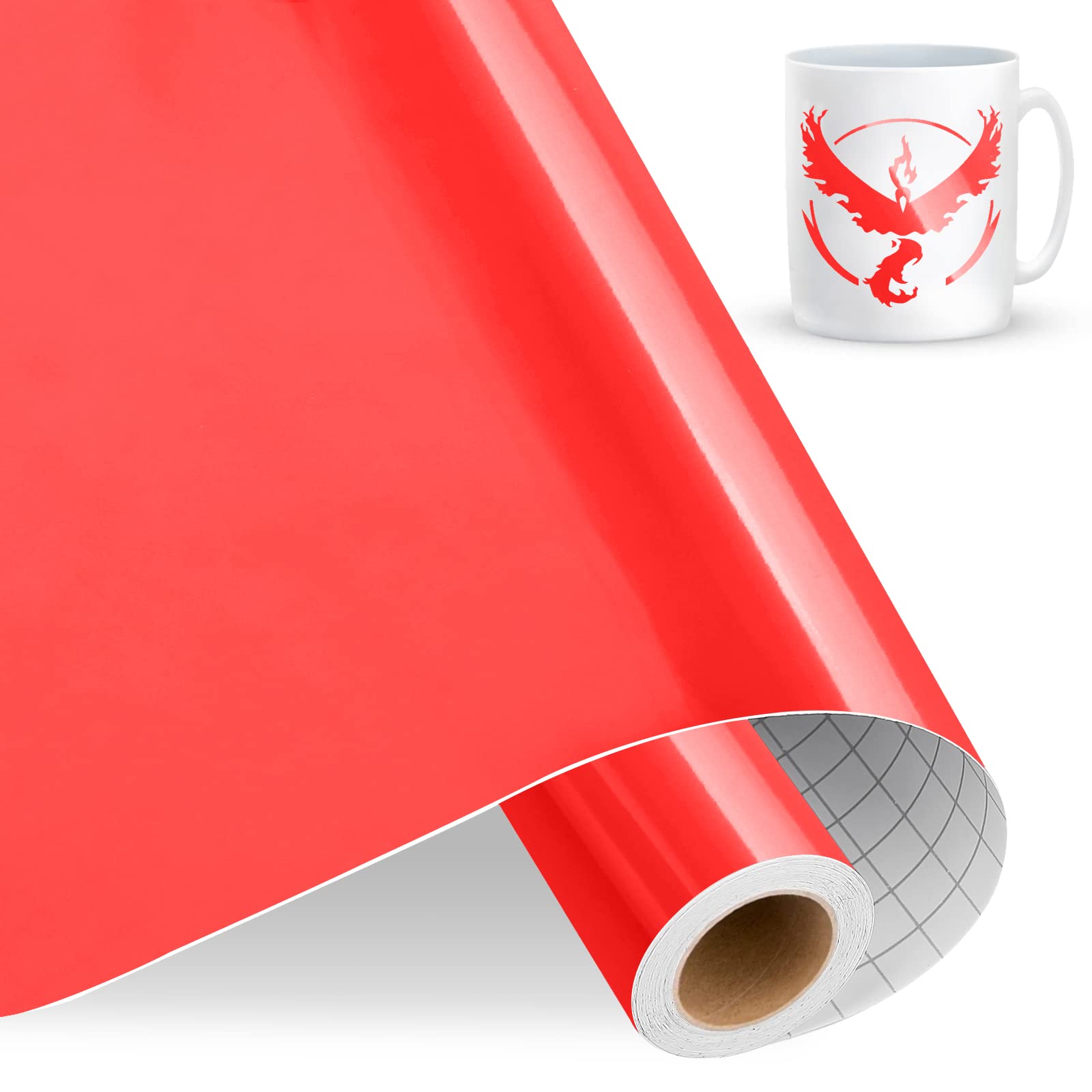 IModeur 15Ft Vinylfolie Plotter Roll, 30.5cm x457.5cm Glänzend