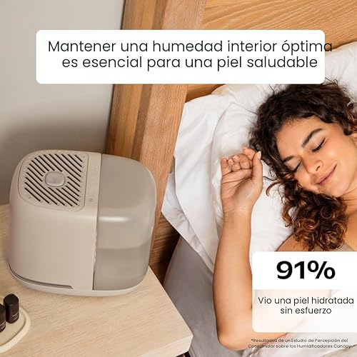 Miniatura 6 de Canopy Humidificador de cabecera 2.0, blanco, tiempo de funcionamiento de 36 horas, capacidad de 2.5 litros, luz de lectura y ruido blanco, alivia