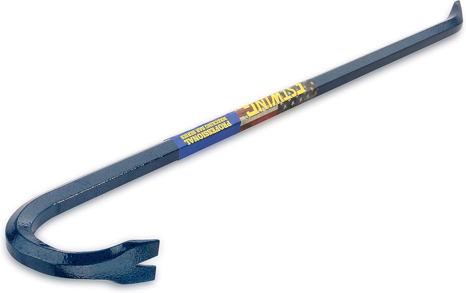 estwing gooseneck wrecking bar - 3/4" x 30" pry bar with angled chisel end & forged steel construction - ewb-30 30" (inches)