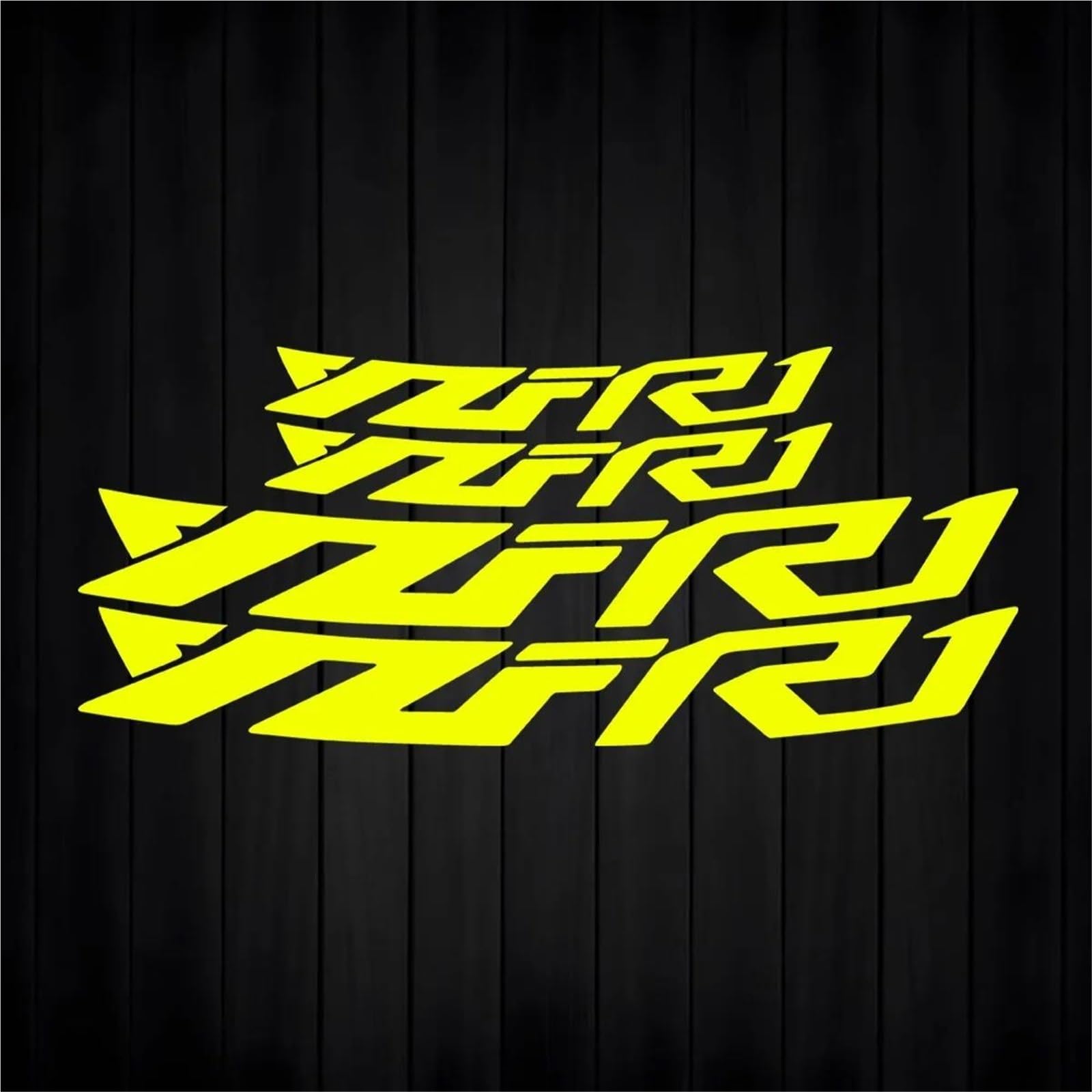 Motorcycle Modification Reflective Wheel Hub Stickers Inner Cycle Decals for Yamaha YZFR1 YZF R1 YZF-R1(Style 1)