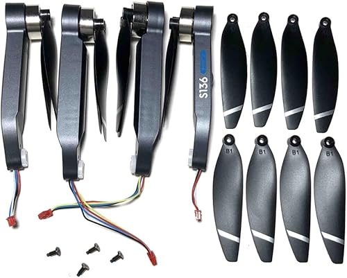 Miniatura 4 de Piezas para dron para S136 Mini MAX GPS Drone repuesto para evitar obstáculos Baterías Receptor PCB Junta Motor Parte Accesorio de Repuesto Fácil