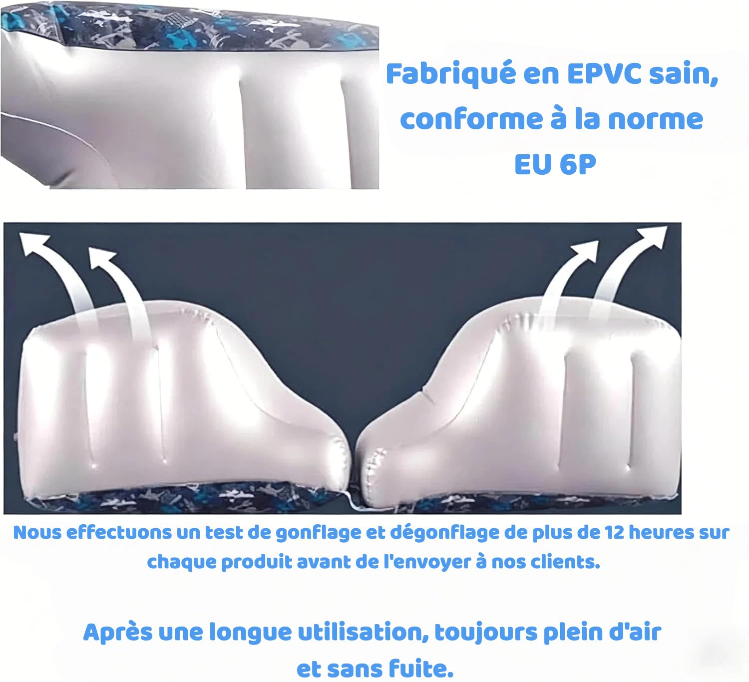 Matelas Gonflable de Voiture SUV Camping avec Pompe à Air Lit Gonflable pour Le siège arrière de Auto
