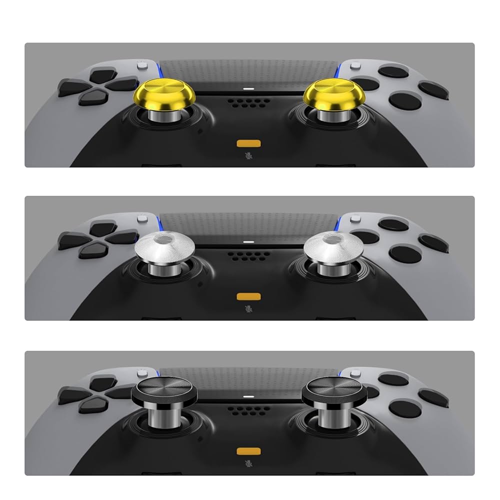 ps4 カスタムコントローラー メタルスティック Amazon.co.jp: TOMSIN メタルサムスティック交換用キット PS5