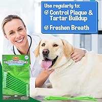 Vista 4 de Bodhi Dog Cepillo de dientes de doble cabeza para perros y gatos, cerdas suaves para un cuidado dental suave de mascotas, limpieza de dientes