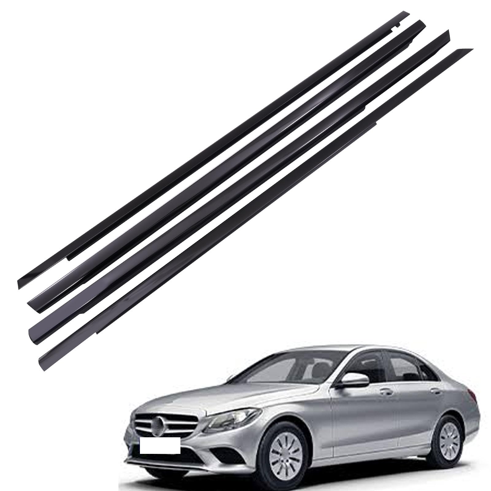 Tiras de Sellado Ventanas Exteriores para Mercedes-Benz 205