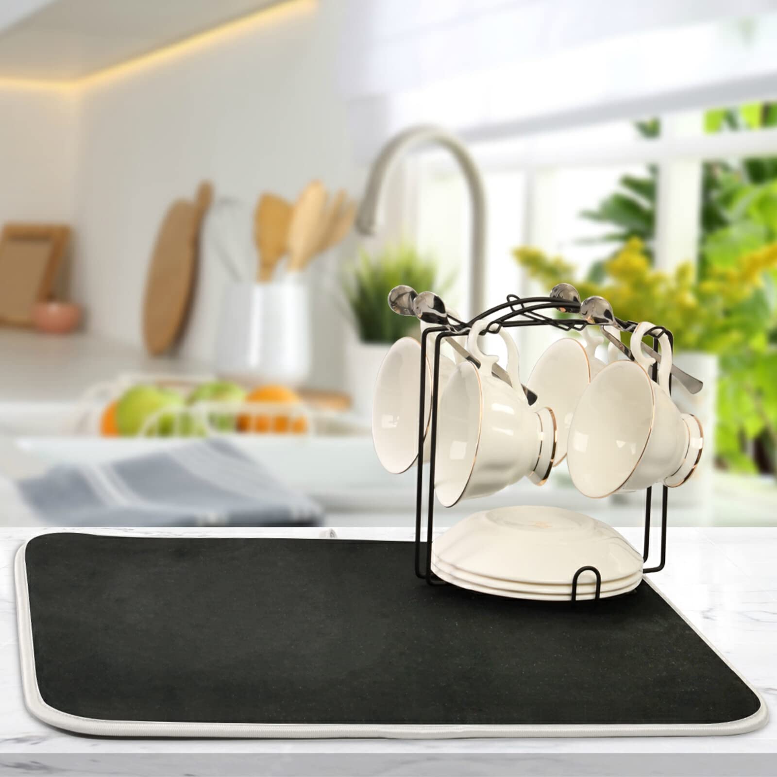 Tapete Para Secar Platos Para Enciera De Cocina, Paquete De 2 Unidades