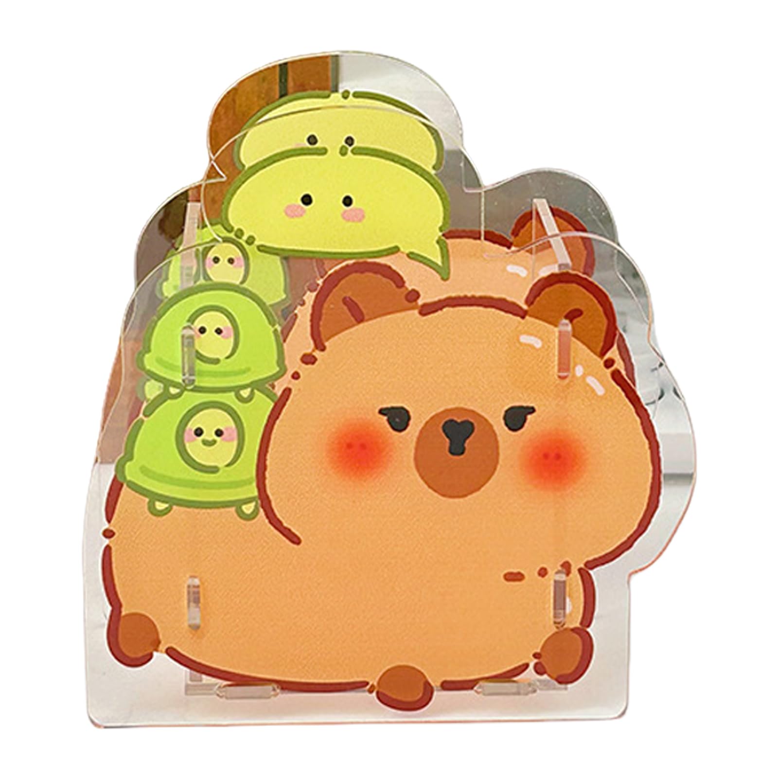 Nucelit Cartoon Animal Pencil Cup Acrylics Assembly Pen Holder Desk Pen Organizers Desktop Organizers for Table Ornament Acrylic Holder