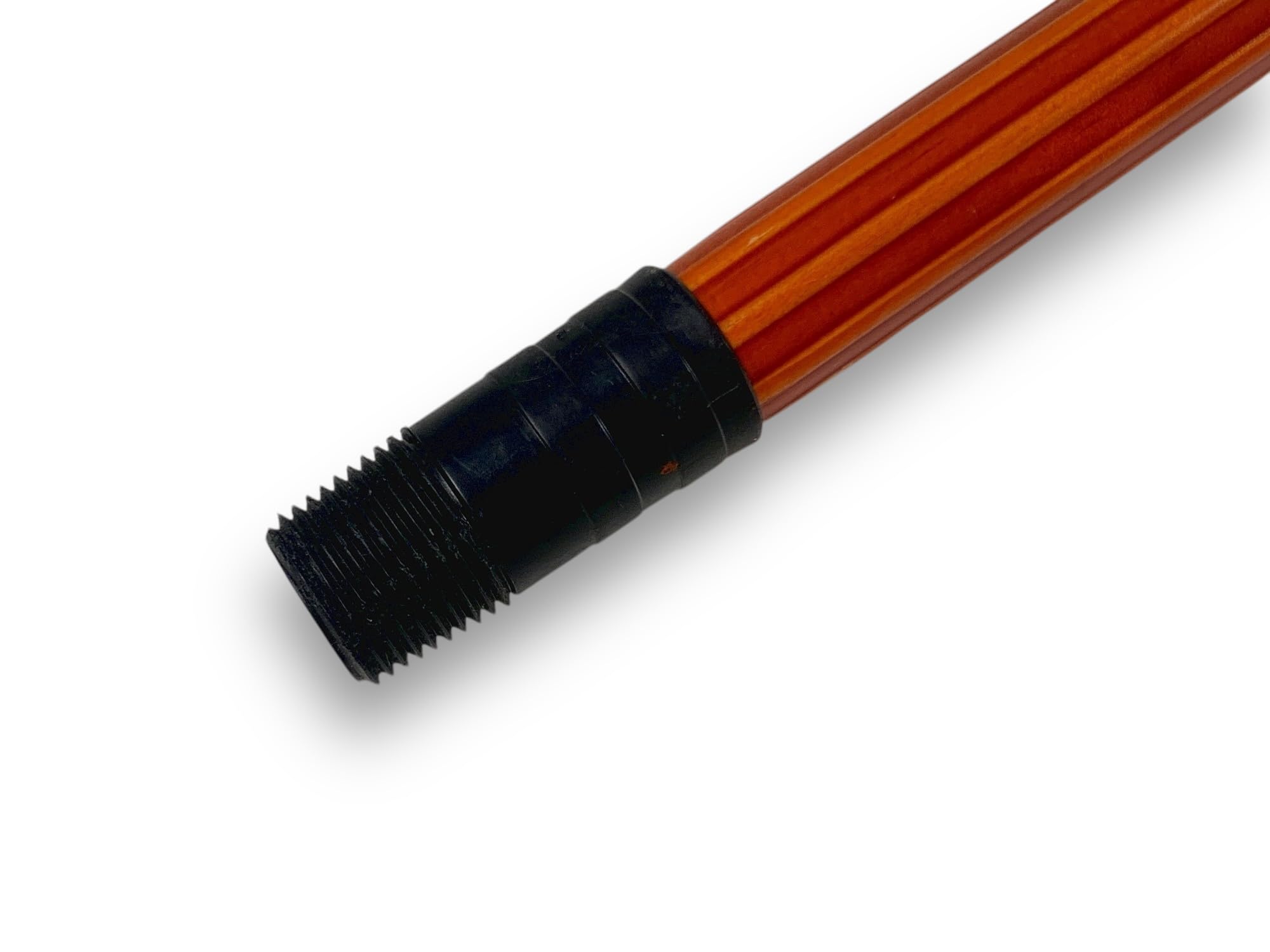Balai Demi tête Haute qualité | Sortie 60 mm | Bois Vernis | Fibres Pet synthétique Noires |Manche Bois Vernis Teinte Cannelle | Gamme KAROP'S | Longueur 30 cm | Kibros VC120135M2