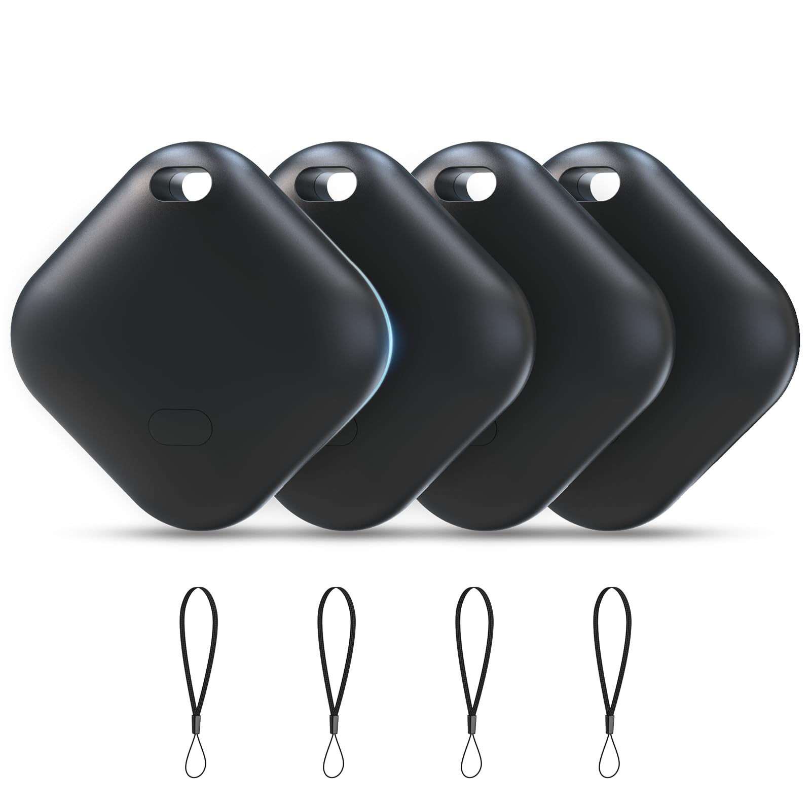 Android Air Tracker Tags 4 pezzi,Localizzatore Bluetooth Item Finder Compatibile con Google Find My Device(solo Android),Localizzatore Tracker Tag per Portafogli/Chiavi/Zaini/Bagagli